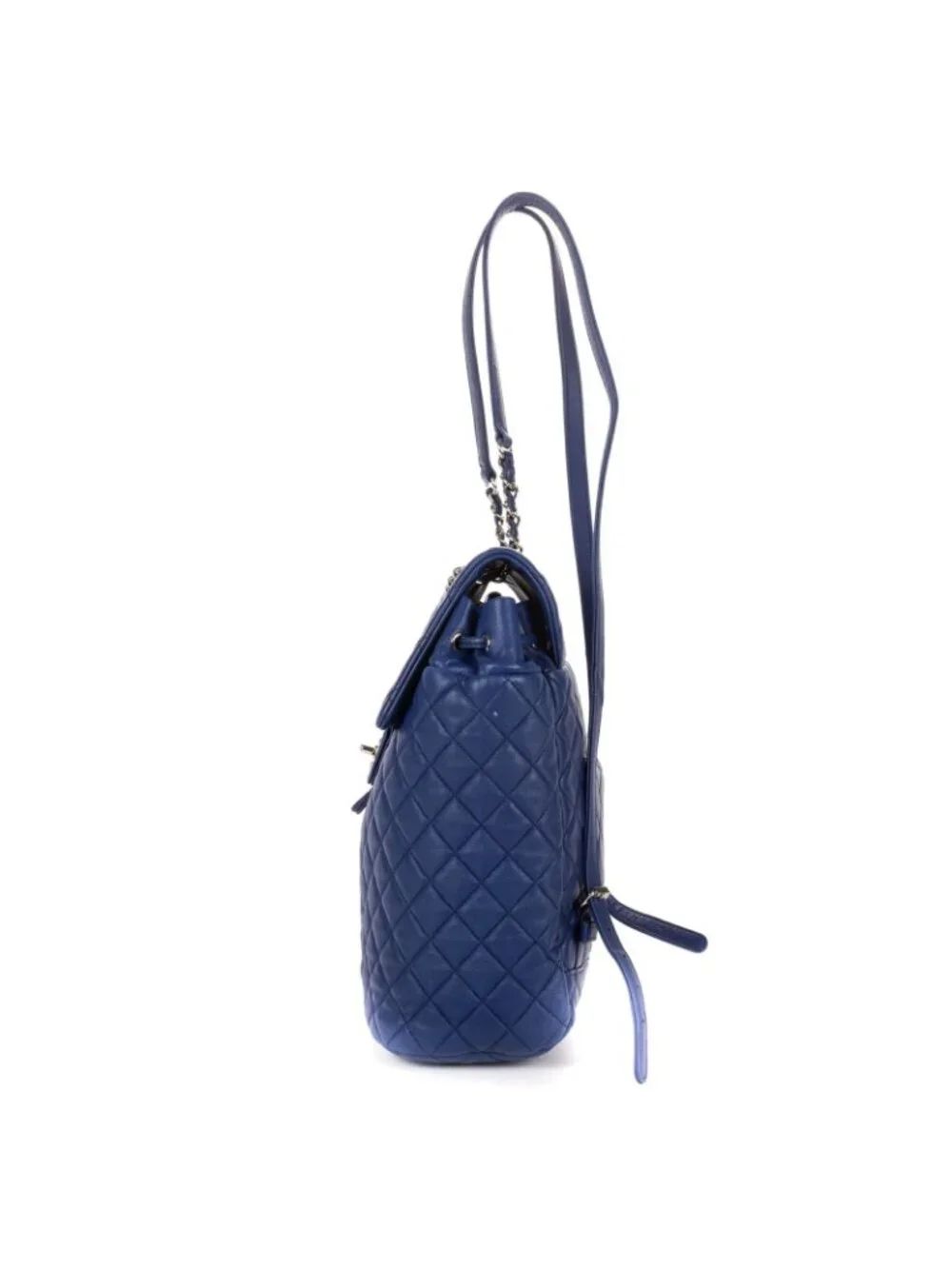 Chanel Urban Spirit Backpack Blue Quilted Lambskin Leather